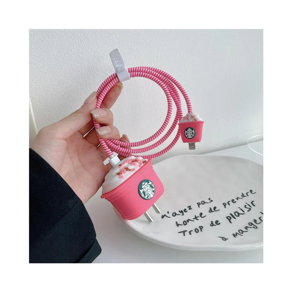 Starbuck Pink Charger Protecter